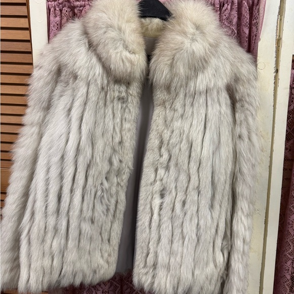 Saga Fox vintage Blue Fox fur Jackets & Blazers - Saga Fox Blue Fox